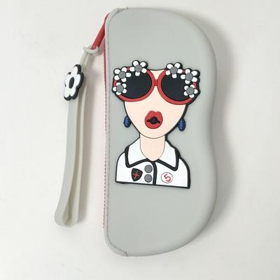 Sac Portable Multifonctionnel pour Lunettes Étanche Anti-poussière Porte-monnaie Sacs Cosmétiques en Silicone