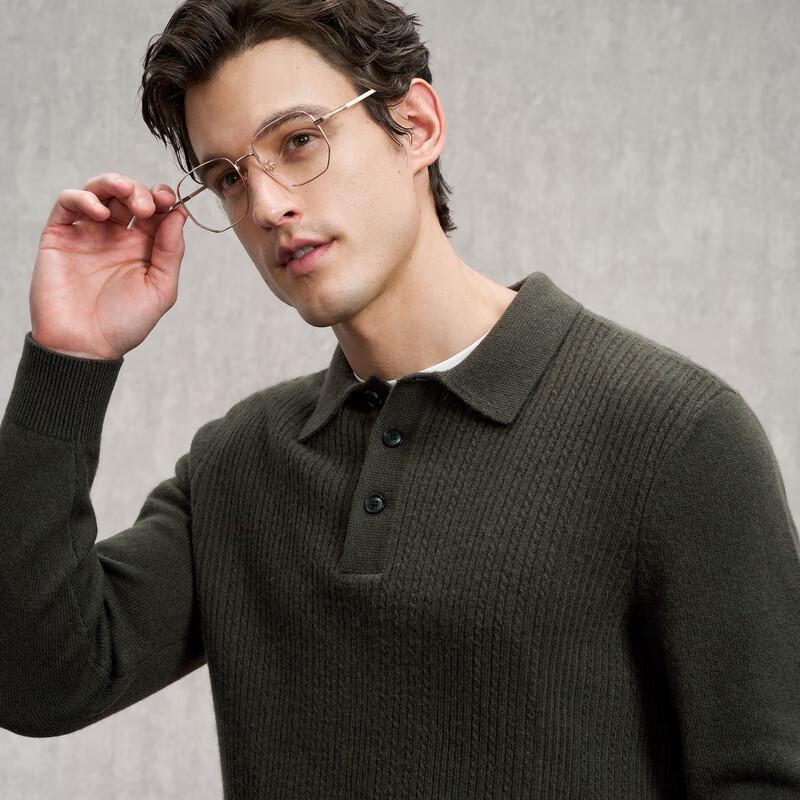 

Мужской антибактериальный свитер EMZ Erdos из шерсти и кашемира XL