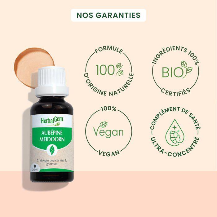 Herbalgem Macérat Concentré Aubépine Bio 30ml