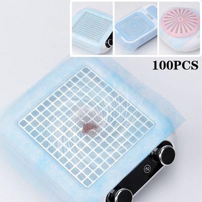 100 Stück Nail Art Staubsammler Filterpapier Maniküre Maschine Zubehör Staubdicht Ersetzen Nail Art Staubsauger Filterpapier