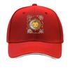 Celestial Sun Moon Face Floral Vintage Boho Art Sandwich Baseball Cap Sun Cap Outdoor Workouts Hat