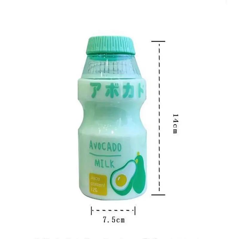 480ml Plastic Water Bottle, Travel Beverage Bottle, Yakult Shaped Cute Milk Shake Bottle