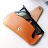 Porco Rosso Eyeglass Eyeglass Genuine Tochigi Made In Camel Case, Cover, Leather, Leather, Japan, [sokunou]