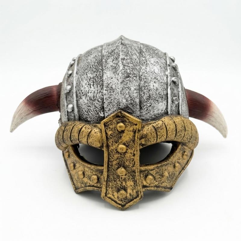 Middeleeuwse Vikinghelmen met Hoorns Norsen Barbaren Krijgershoed voor Vechtspel Halloween Cosplay Themafeest