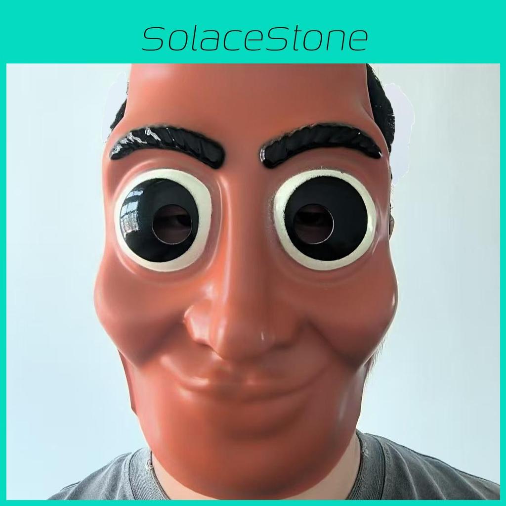 Tungtungtungsahur Style Cartoon Plastic Mask Costume Accessories Halloween Prop
