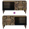 Coffee Table Brown 80 x 50 x 40 cm Solid Mango Wood