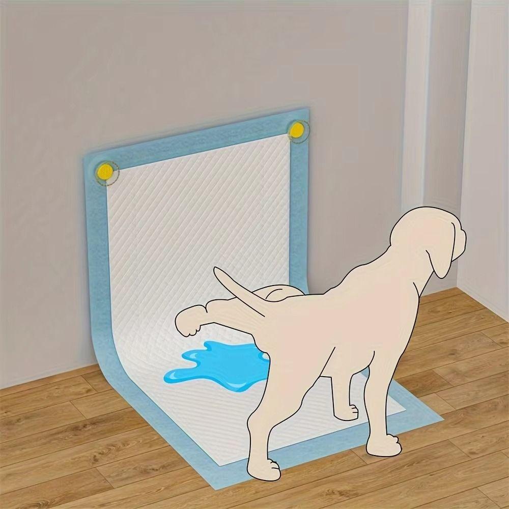 2Pcs Strong Magnetic Dog Pee Pad Holder Anti-Slip Potty Training Pad Patch  Puppy Housebreaking