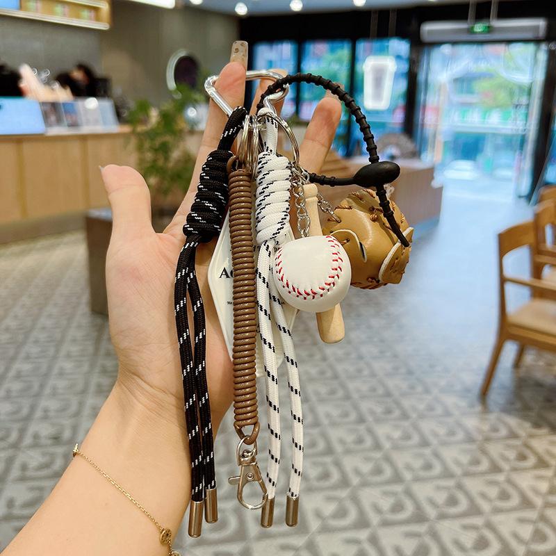 Yogodlns Elegant Baseball Bags Pendant Stylish Bag Accessory For Women Woven Rope Handbag Hanging Bags Accessories Spare Parts for Bags
