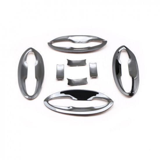 Exterior Side Door Bowl Black For Honda Fit/Jazz 2014-2020 Titanium Cover Trim