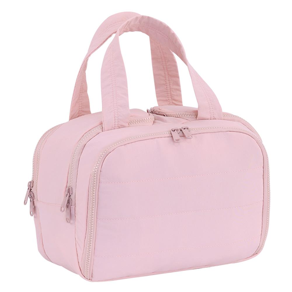 

8089 Багатофункціональна косметичка великої місткості Організатор для туалетного приладдя для подорожей Портативна сумка для зберігання косметики Pink