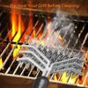 BBQ Grill Brush Cleaning Brushes Tool Grill BBQ Stainless Steel Bristles Non-stick Grilling Kitchen Brushes Barbecue Accessories