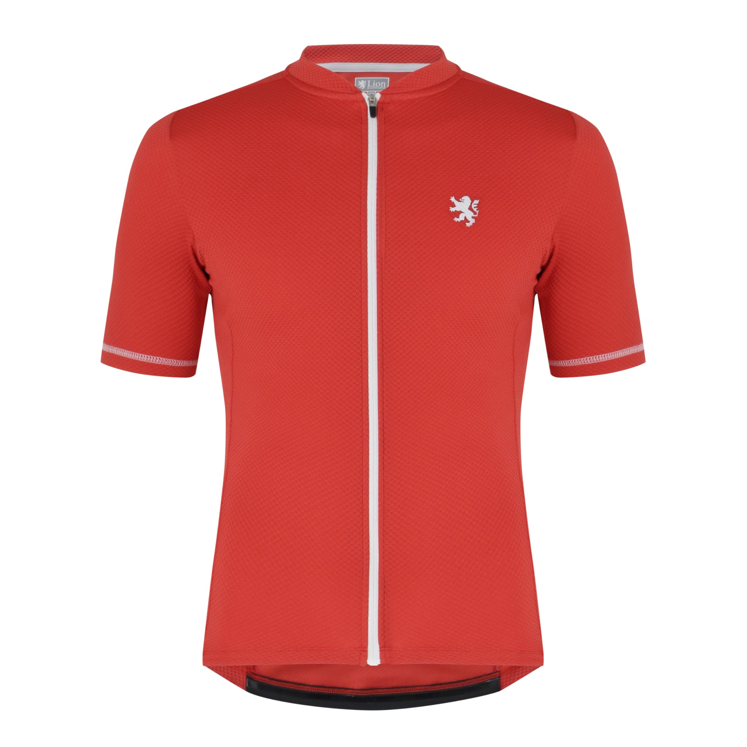 

Lion de Kapelmuur Element 4 Short Sleeve Cycling Jersey Jersey, Vermilion, XS,
