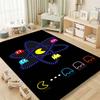 Pac-Man Game Theme  Rug Non-Slip Round Carpet Gaming Room Bedroom Living Room Floor Mat Decoration