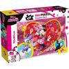 Double-sided Maxi Floor Puzzle 108 Minnie - Lisciani Giochi - 108 Pieces - To Draw and Color