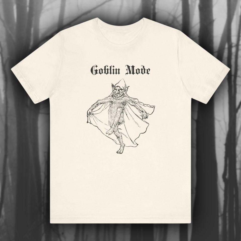 Goblin Mode Weird Medieval Shirt Goblincore T-shirt Funny Unisex tee XXL