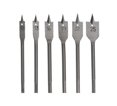AWTOOLS WOODEN DRILLS SET 6 Pcs /10-13-16-19-22-25mm/