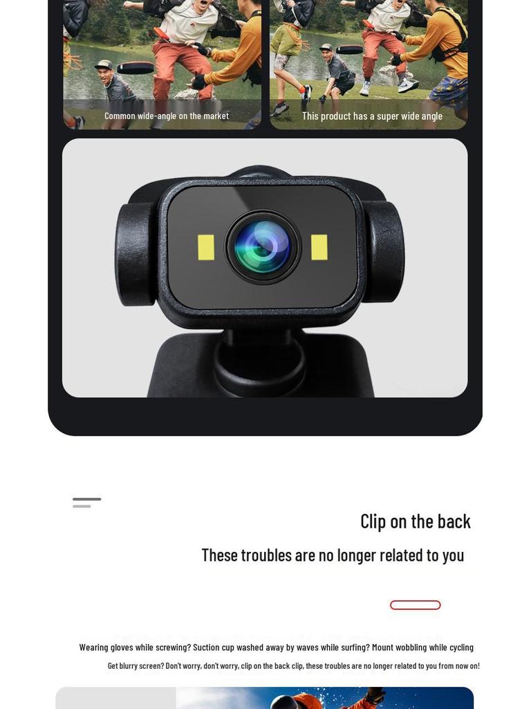 Cross-Border Portable HD Night Vision Body Camera & Evidence Recorder