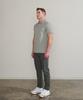 PANICALE Charcoal Embroidery Point Chino Pants