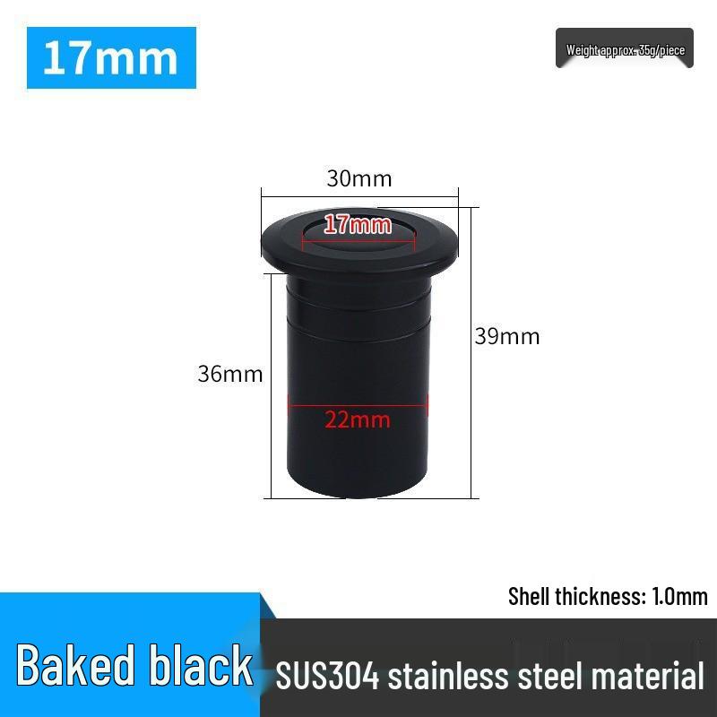 304 Stainless Steel Dustproof Door Bolt Plug with Concealed Top/Bottom and Anti-Sand Cap