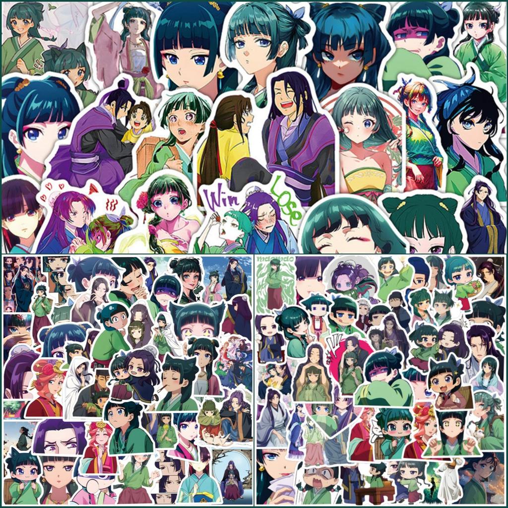 50Pcs/Set The Apothecary Diaries Stickers DIY Fashion Waterproof Doodle Decals Stickers