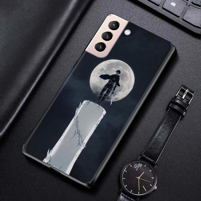 

Силиконовый чехол для Samsung Galaxy S22 S21 S20 Ultra Fe S10 S9 S8 Plus 4g 5g S10e S7 Edge Cover Attack On Titan Eren For Samsung S8