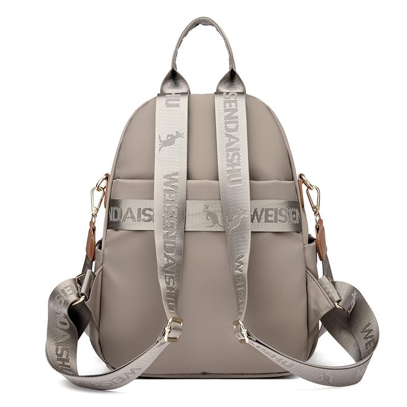 Lehký Vodotěsný Oxfordový Batoh Dámská Multifunkční Cestovní Taška přes Rameno Studentská Školní Taška