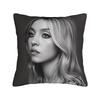 Schauspielerin Sydney Sweeney Kissenbezug Quadratischer Kissenbezug für Sofa Heimdeko Niedliche Lustige Kissenbezüge