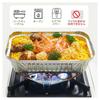 Heat-resistant aluminum plates, aluminum foil, aluminum containers, disposable plates, set of 30, 260ml/700ml capacity, BBQ, grill, gratin dish, deep,