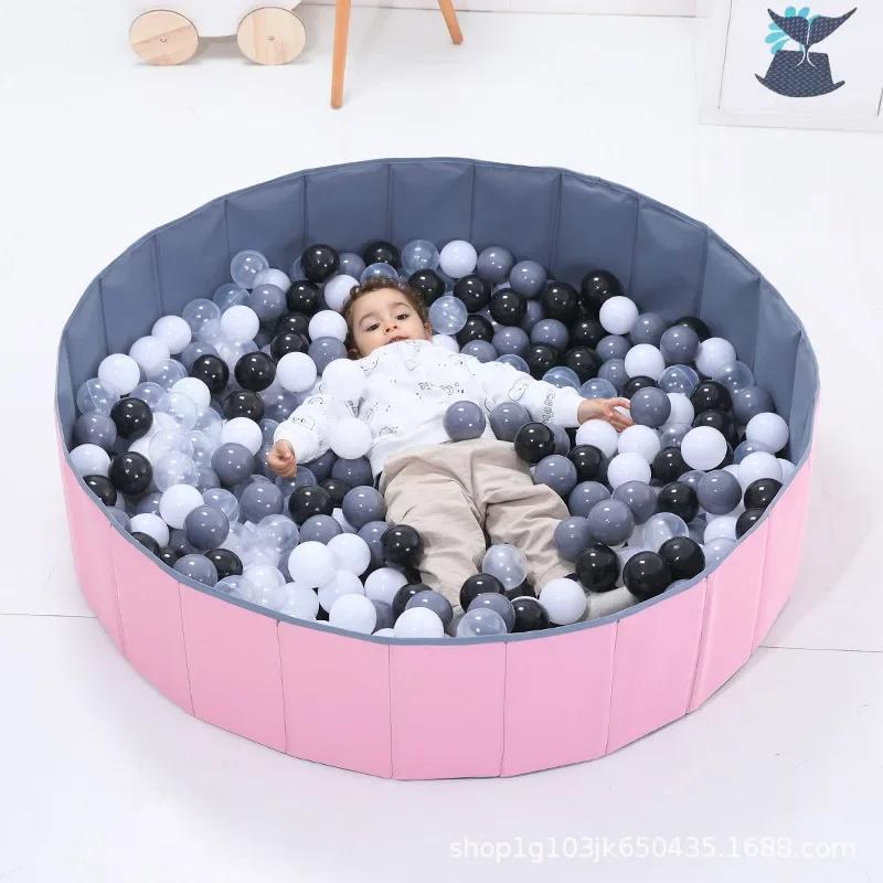 ocean Ball Pits for Kids Toddlers Babies Oxford Cloth Portable & Foldable Ball Pool Indoor Outdoor 80*26cm (Balls Not Included)