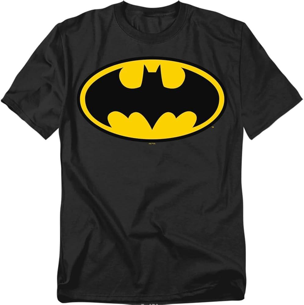 Batman Classic Logo T Shirt amp; Stickers Unisex T-Shirt XXL