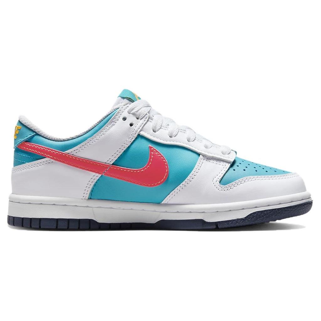 Nike Dunk Low GS Dusty Cactus Thunder Blue Kids Sneakers Teal White Racer-Pink HF4794-345