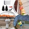 Gutter Cleaning Tools From The Ground Telescopic Gutter Cleaner Tool No Ladder Needed 10.5 Ft Long Reach Pole For Roof