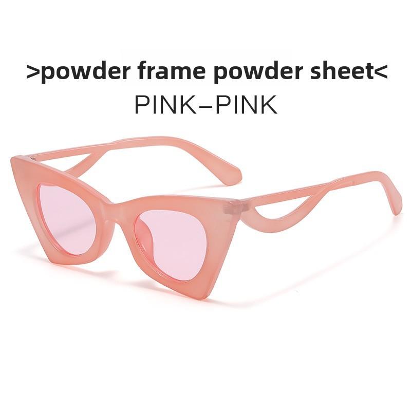 Cat Eye Sunglasses Fashion Uv400 Protection For Summer Travel And Parties