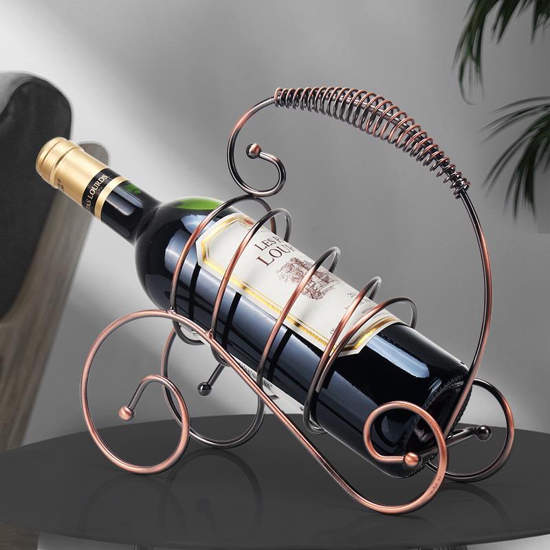 Household Wine Glass Holder Wine Cabinet Wine Rack Decoration Wine Decoration Upside Down Wine Bottle Rack Modern Light Luxury Wine Rack