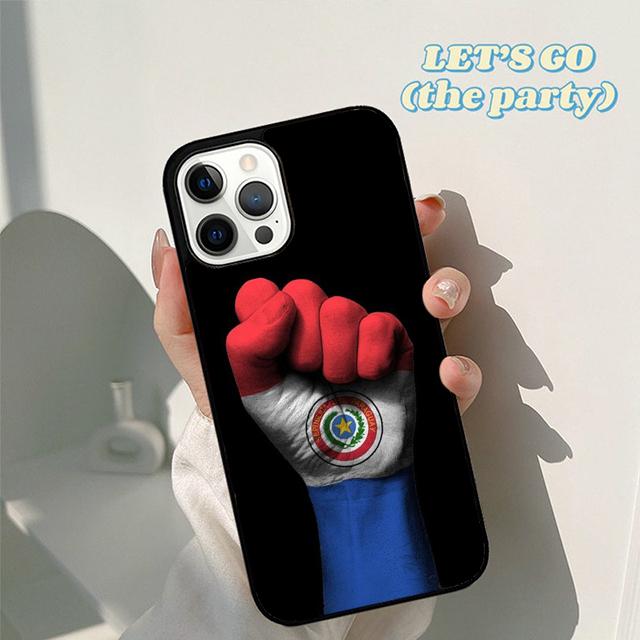 Autumu Paraguay Flag Phone Case Cover for iPhone 17 Air 16 16e 15 12 11 13 14 Pro Max Apple Plus Coque