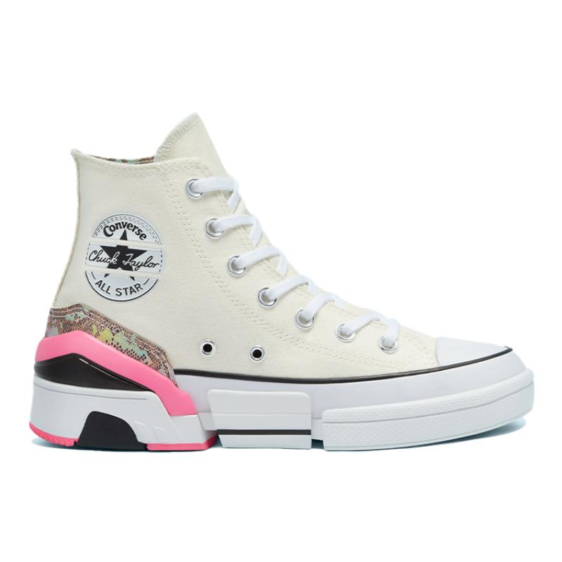 Archive Print CP x Converse CPX70 Archive Print Comfortable and Lightweight High-Top Canvas Shoes Women's Beige Pink
