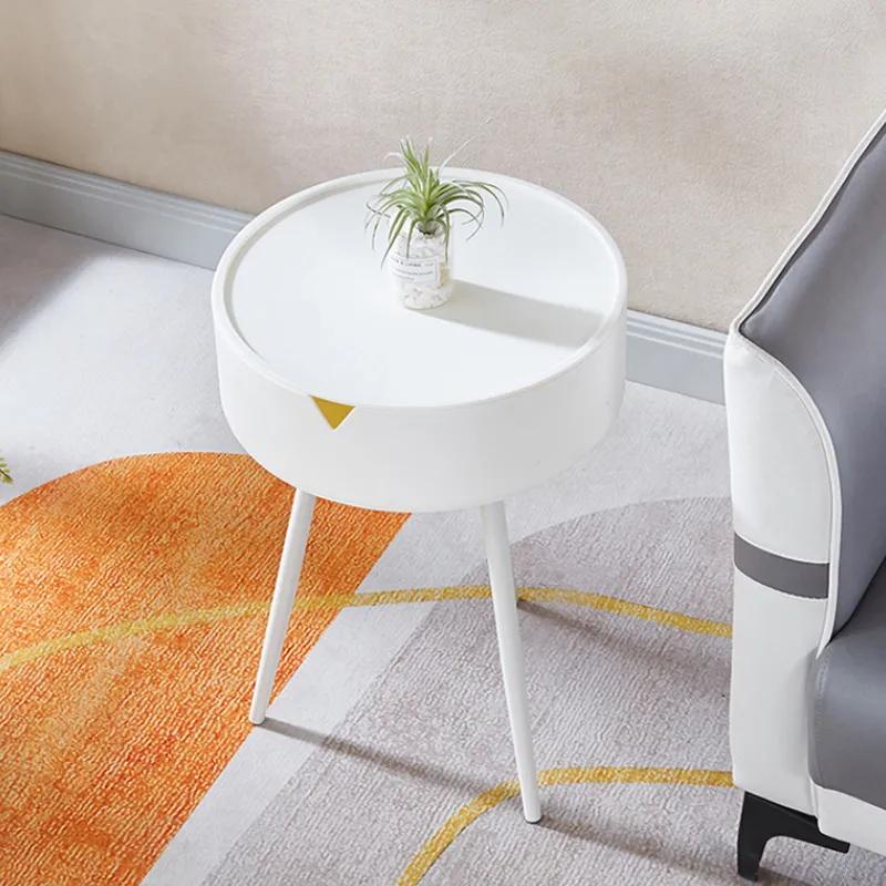 Bedside Table Personalized Creative Fashionable Small Coffee Table Cute Artistic Living Room Bedroom Plastic Thickened Bedside Table YLE225