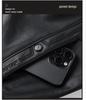 Men's Mid-Aged PU Leather Stand-Up Collar Jacket for Spring & Autumn