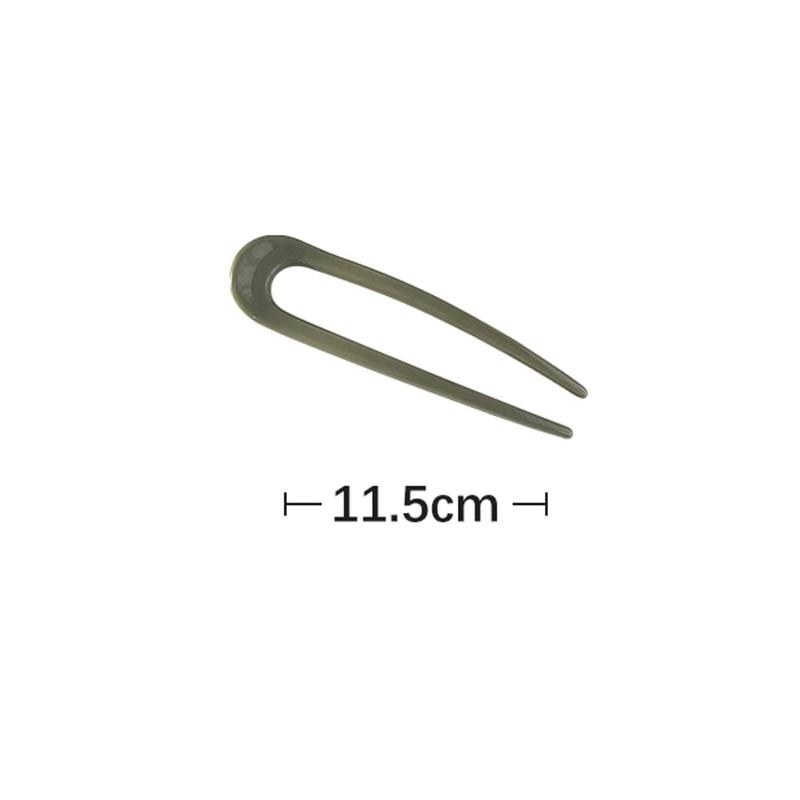 New U-Shaped Hair Fork New Hair Accessory Resin Hair Sticks Creative Design Hair Styling Tools Women Gifts