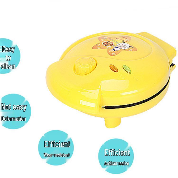 

Fully Automatic Toaster & Waffle Maker for Sandwiches and Breakfast Cakes Mini жёлтый