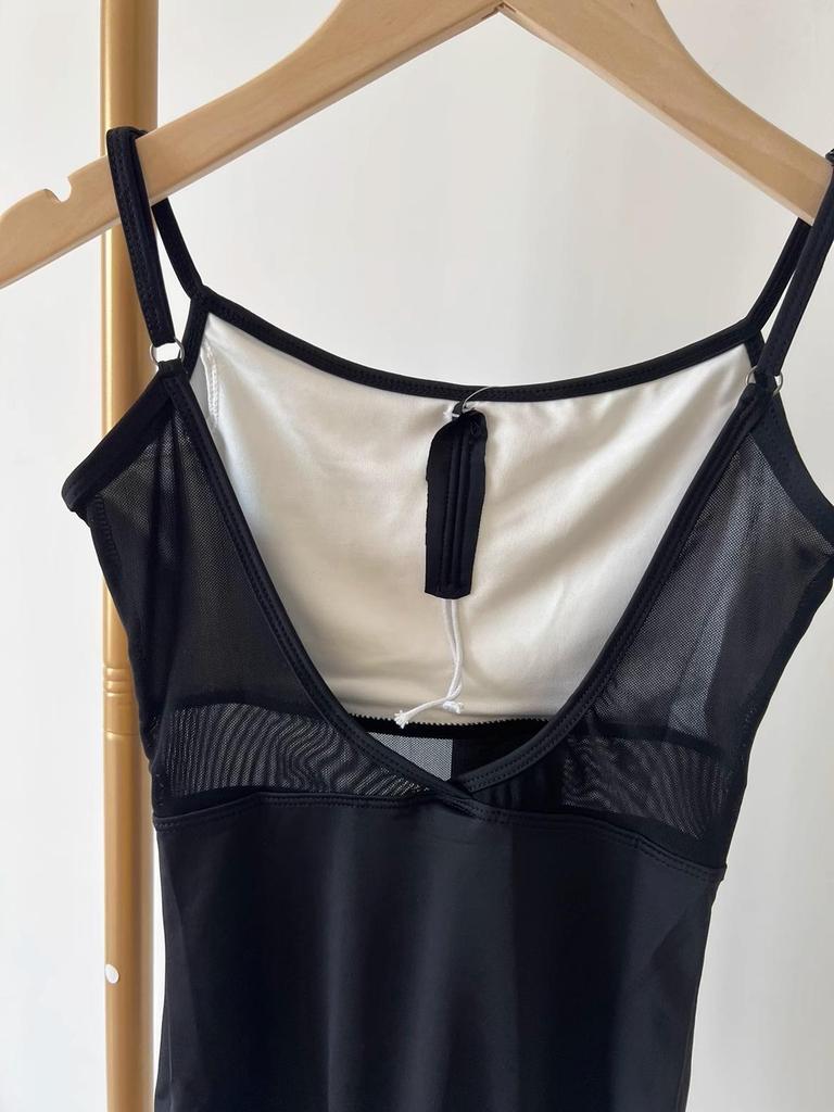 Maillot de Ballet con Tirantes para Mujer para Danza, Exámenes de Arte y Gimnasia de Adultos