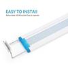 Super Slim LEDs Aquarium Lighting Aquatic Plant Light Extensible Clip On Lamp 18-75CM For Fish Tank 90-260V