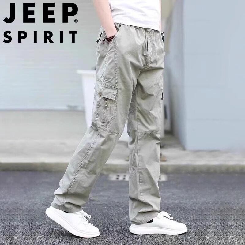 JEEP SPIRIT Men s Loose Fit Cargo Pants L