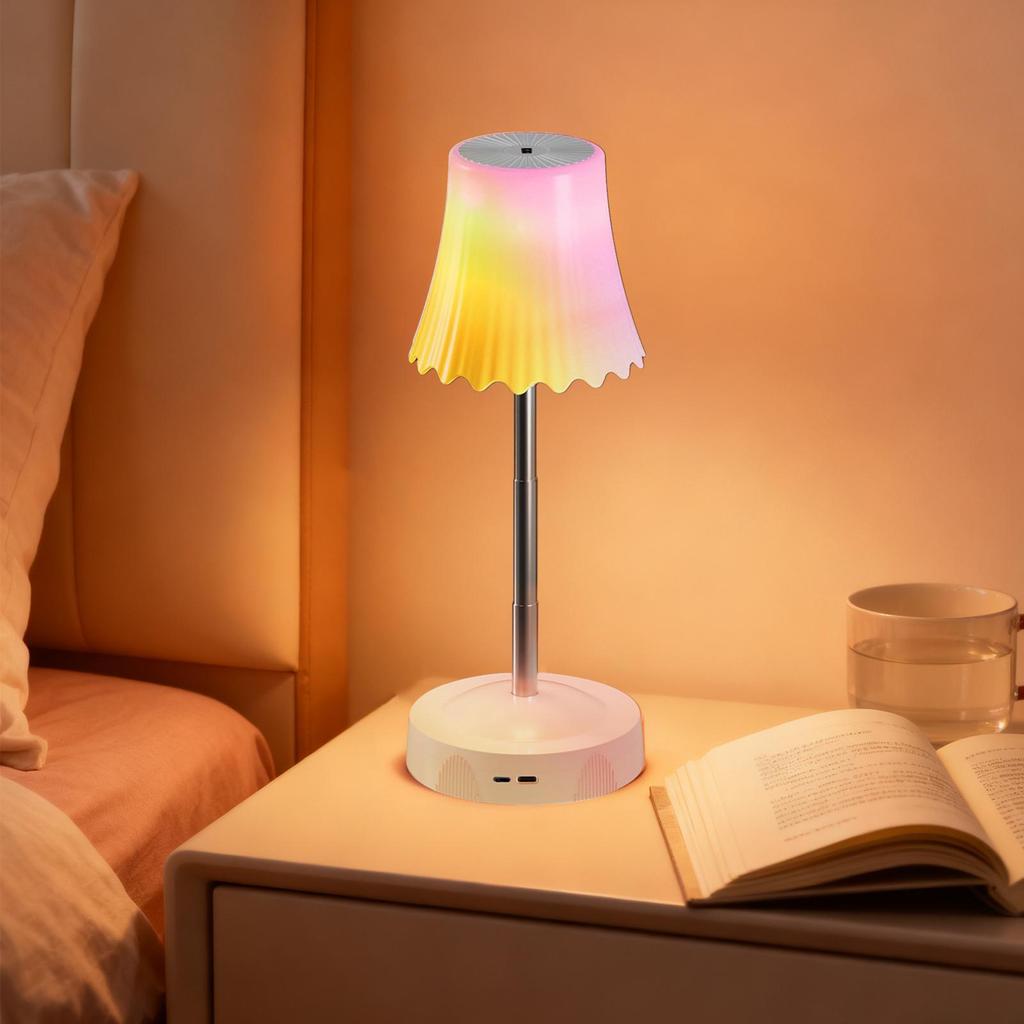 Rechargeable Lamps Cordless Smart Cordless Adjustable Height Ambient Light Battery Powered Table Lamp For Bedroom Restaurant