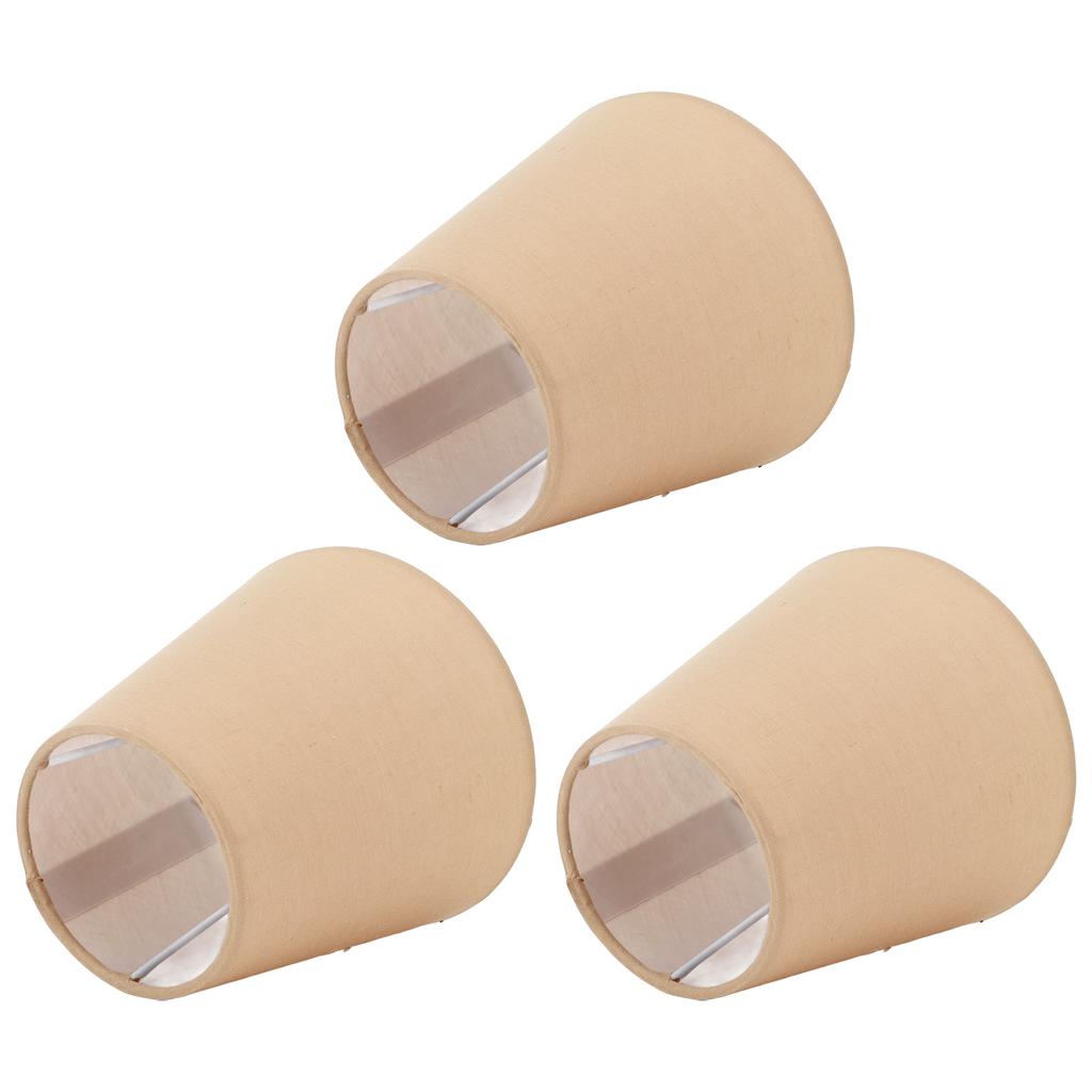 3pcs Cloth Fabric Lampshade Innovative E14 Intervention Type Modern Fabric Lampshade Dust Cover for