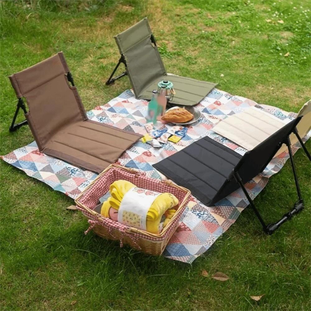 Aluminium Zink Zinklegierung Rahmen Klappbare Rückenlehne Polster Tragbarer Klappsitz Picknick Aktivitäten