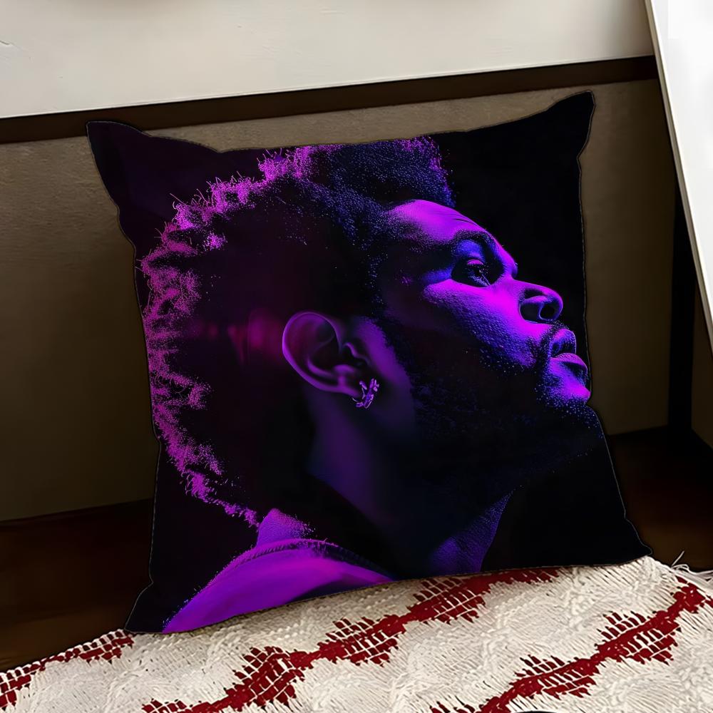 The WWeeknd Singer Cushion Cover Reversible Soft Durable Pillow Cover Home Car MultiScene Use for Daily Comfort