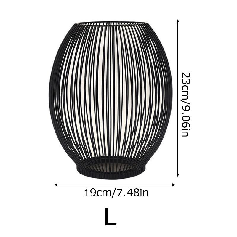 Iron Wire Bird Cage Candlestick Black Lantern Candelabra