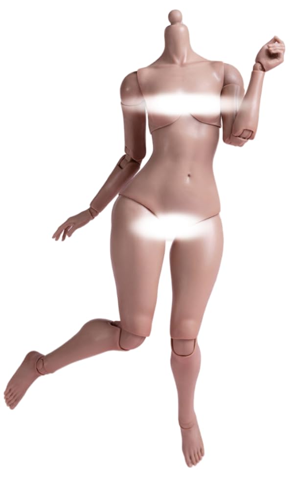 HiPlay worldbox 1/6 Scale Female Body, Super Articulated Figure Doll (Thigh Body Type, AT202 (Tan Skin)) (Tan Skin)