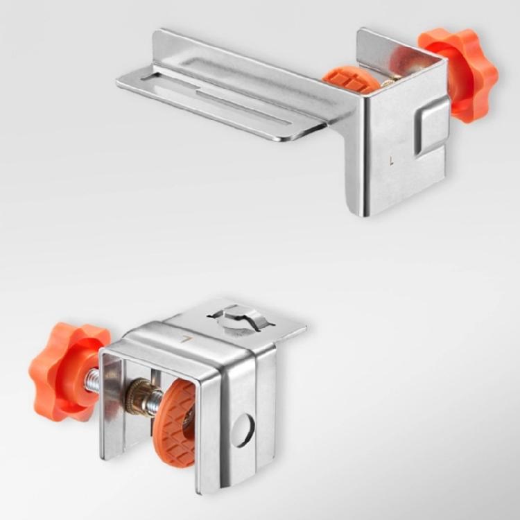 1Pair Drawer Panel Installation Clip Adjustable Tool Panel Strong Fixed Device Woodworking Fixing Clamp Enduring